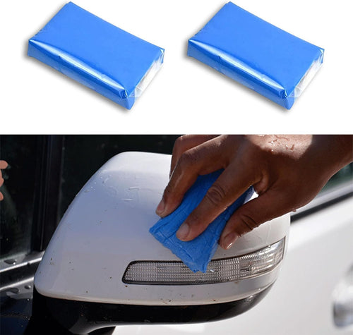 2PCS Car Clay Bar, Auto Detailing Magic Clay Bar Cleaner, Premium Grade Clay Bars, Auto Clean Wash Bars with Washing and Adsorption Capacity, Car Accessories Clay Bar for Cleaning Car (2PCS)
