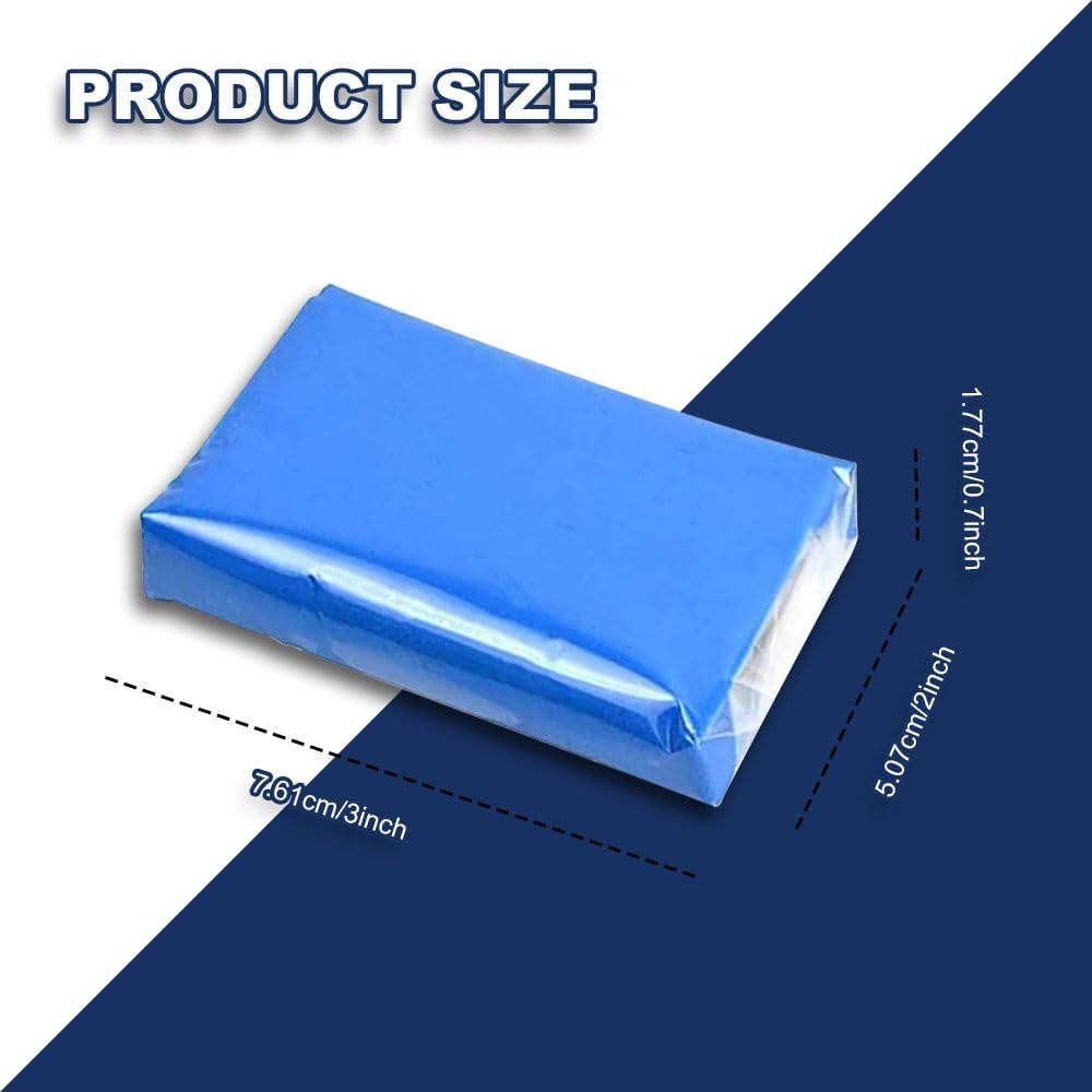 2PCS Car Clay Bar, Auto Detailing Magic Clay Bar Cleaner, Premium Grade Clay Bars, Auto Clean Wash Bars with Washing and Adsorption Capacity, Car Accessories Clay Bar for Cleaning Car (2PCS)