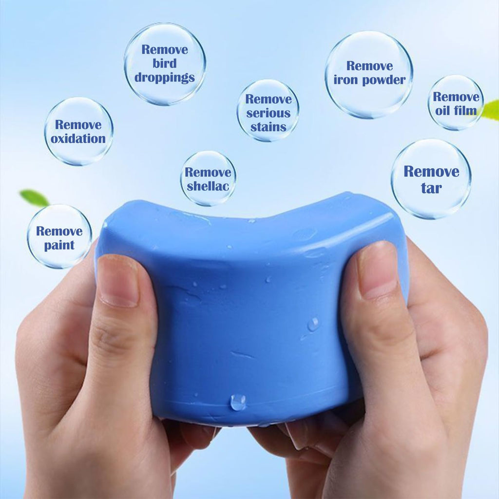 2PCS Auto Detailing Car Clay Bar Magic Clay Bar Cleaner Detailing Tools, Clay Bars for Car Detailing Clean Car Wash 100G Each