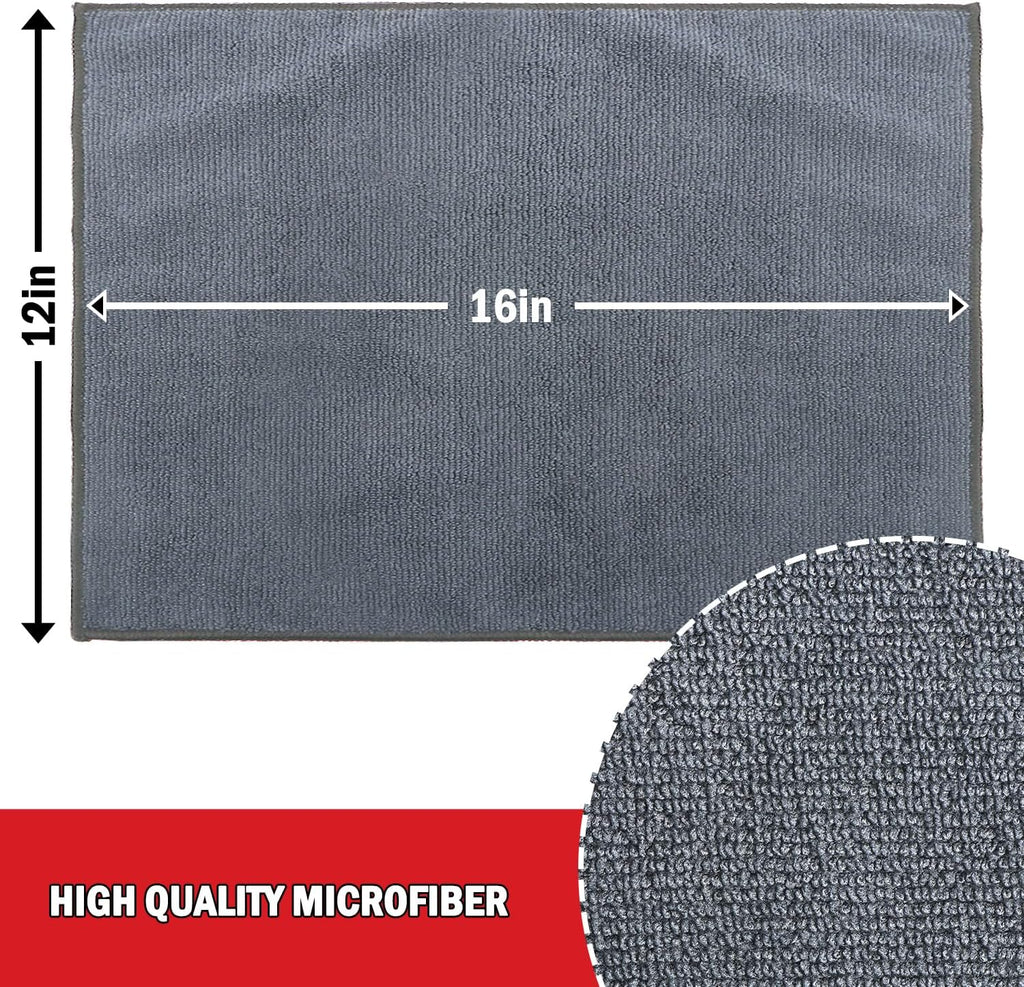 Microfiber Cleaning Cloth 24 Pack, Microfiber Towels for Cars, Soft & Absorbent Cleaning Rags, Premium Lint Free Shop Towels for House, Kitchen, Car, 12Inx16In