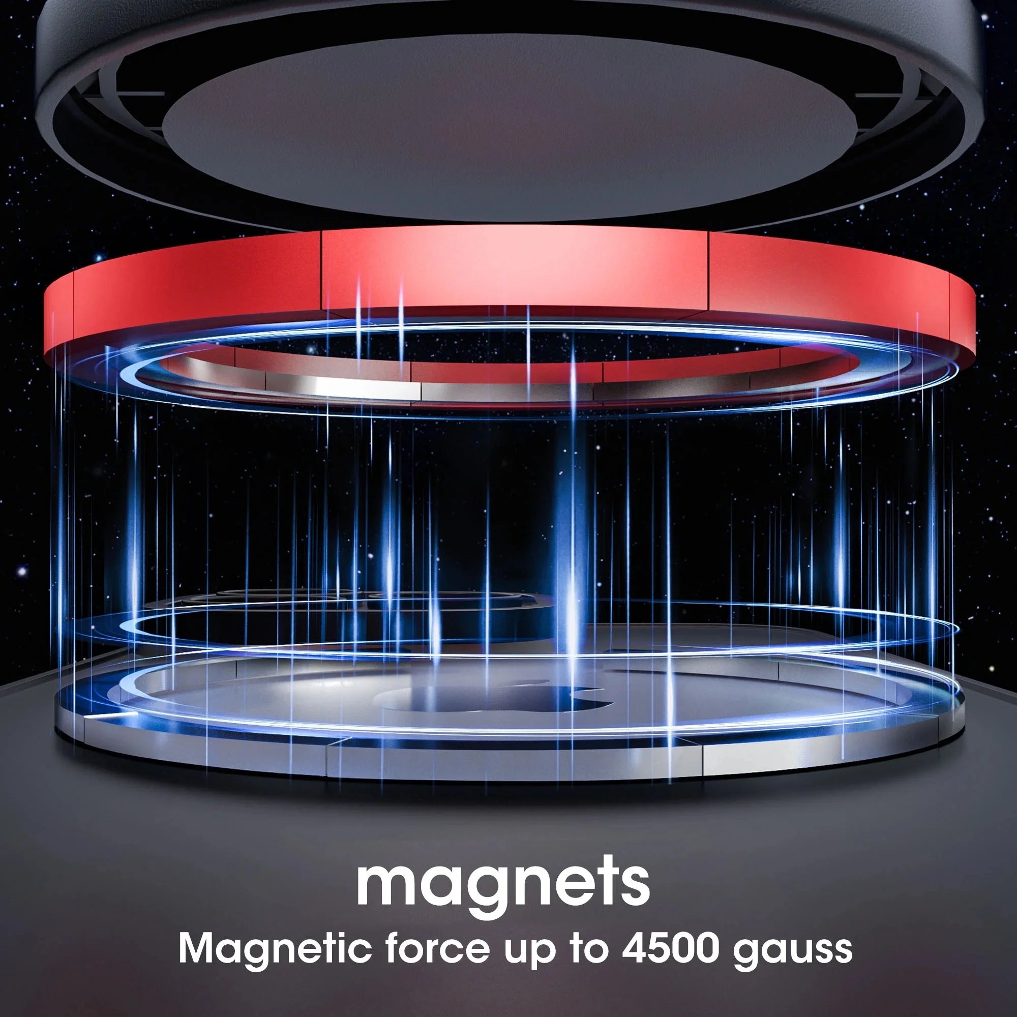 Universal Magnetic Phone Mount with Magnetic Disc, 360° Rotation, Air Vent Holder, Super Strong Magnet, Black